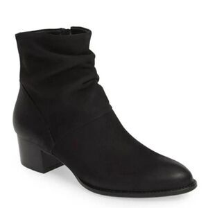 PAUL GREEN Brianna Black Slouch Bootie Size 5.5(US8)